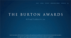 Desktop Screenshot of burtonawards.com